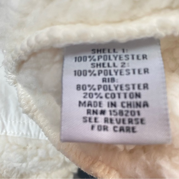 Cali 1850 Los Angeles Ivory Faux Fur Soft Winter Furry Sweatpants Sz L - Picture 9 of 12